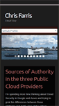 Mobile Screenshot of chrisfarris.com